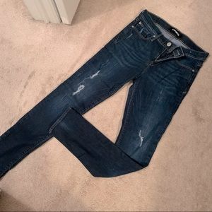 Express Dark Wash Skinny Jean